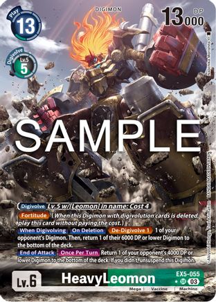HeavyLeomon [EX5-055] (Alternate Art) [Animal Colosseum] - Trinity Hobby