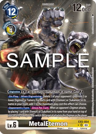 MetalEtemon [EX5-054] (Alternate Art) [Animal Colosseum] - Trinity Hobby