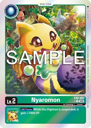 Nyaromon [EX5-003] (Animal Colosseum Box Promotion Pack) [Animal Colosseum] - Trinity Hobby