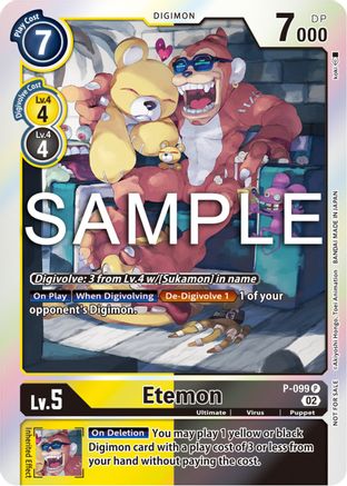 Etemon [P-099] (Limited Card Pack Ver.2) [Promotional Cards] - Trinity Hobby
