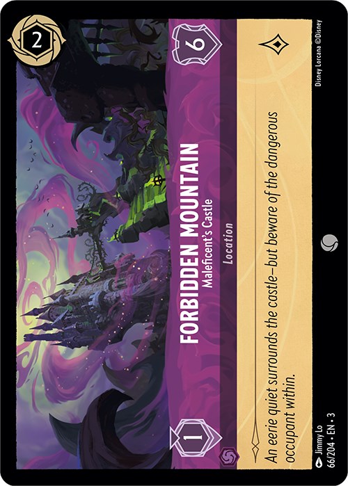 Forbidden Mountain - Maleficent's Castle (66/204) [Into the Inklands] - Trinity Hobby