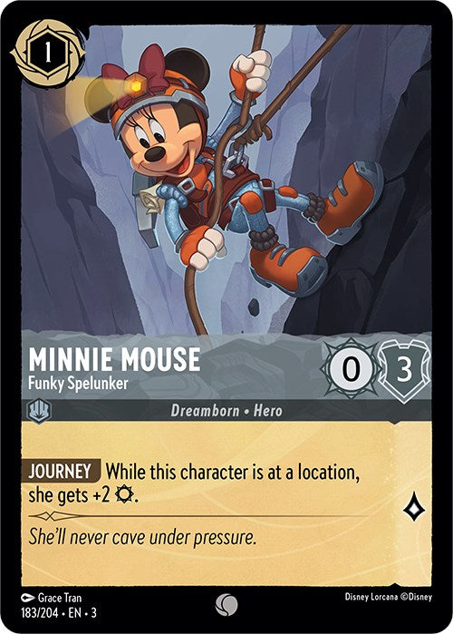 Minnie Mouse - Funky Spelunker (183/204) [Into the Inklands] - Trinity Hobby