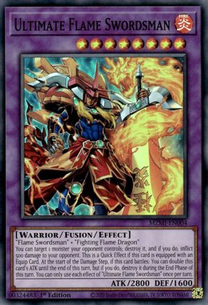 Ultimate Flame Swordsman [MZMI-EN004] Super Rare - Trinity Hobby