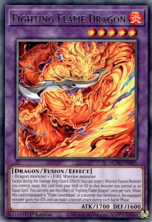 Fighting Flame Dragon [MZMI-EN005] Rare - Trinity Hobby