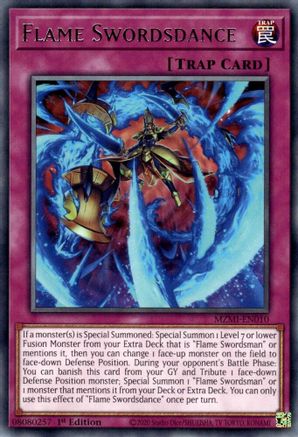Flame Swordsdance [MZMI-EN010] Rare - Trinity Hobby