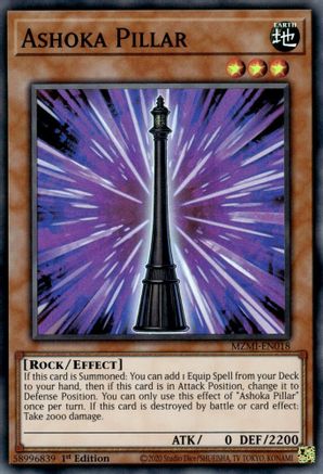 Ashoka Pillar [MZMI-EN018] Super Rare - Trinity Hobby