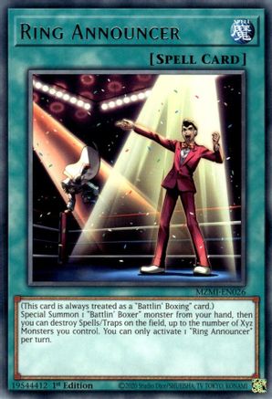 Ring Announcer [MZMI-EN026] Rare - Trinity Hobby