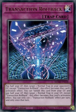 Transaction Rollback [MZMI-EN038] Ultra Rare - Trinity Hobby