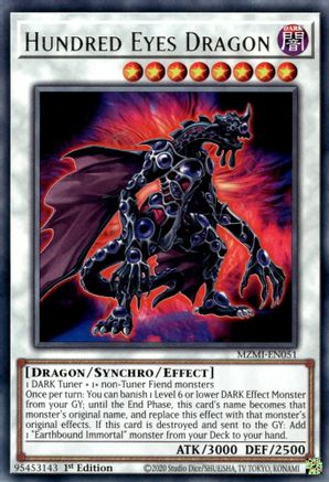 Hundred Eyes Dragon [MZMI-EN051] Rare - Trinity Hobby