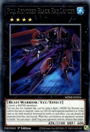 Full Armored Black Ray Lancer [MZMI-EN054] Rare - Trinity Hobby