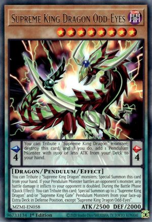 Supreme King Dragon Odd-Eyes [MZMI-EN058] Rare - Trinity Hobby