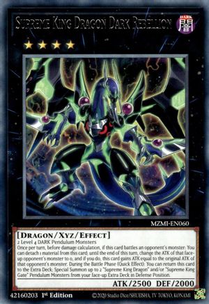 Supreme King Dragon Dark Rebellion [MZMI-EN060] Rare - Trinity Hobby