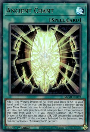 Ancient Chant [MZMI-EN069] Ultra Rare - Trinity Hobby