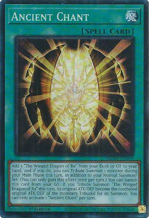 Ancient Chant (CR) [MZMI-EN069] Collector's Rare - Trinity Hobby