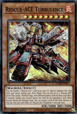 Rescue-ACE Turbulence [MZMI-EN077] Super Rare - Trinity Hobby