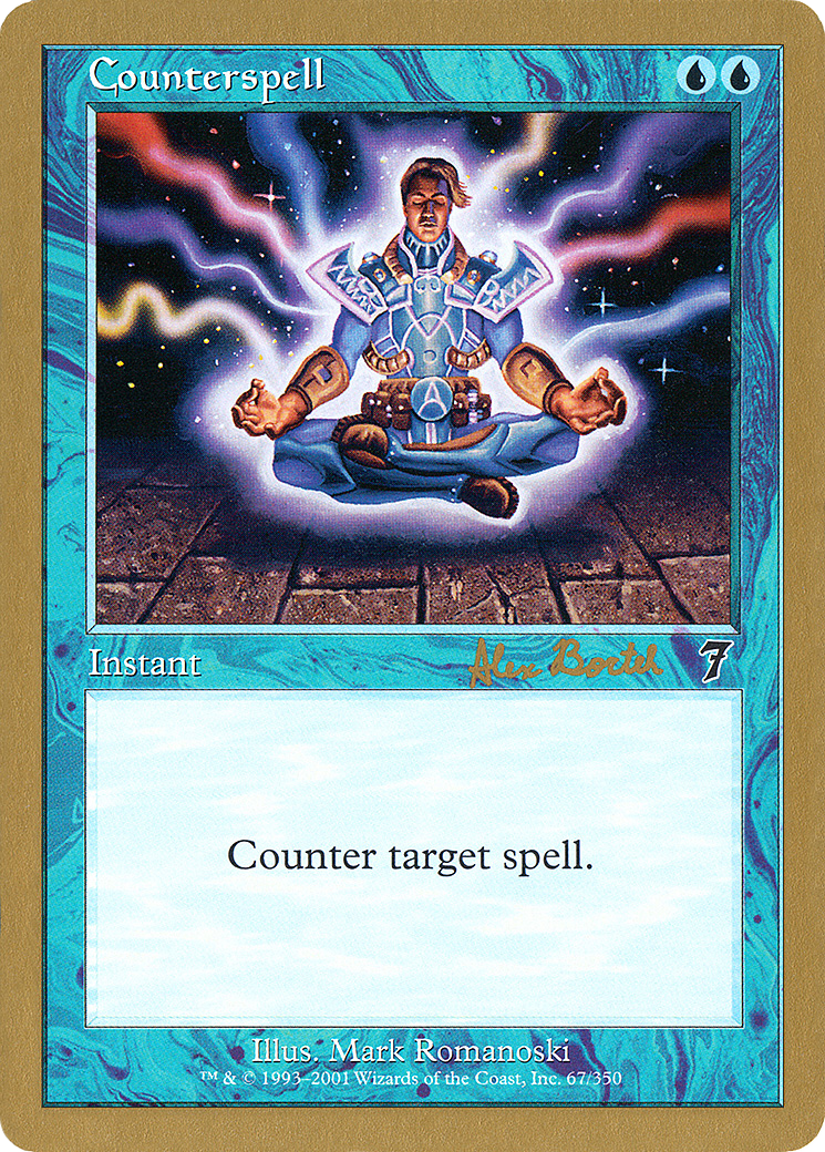 Counterspell (Alex Borteh) (7ED) [World Championship Decks 2001] - Trinity Hobby