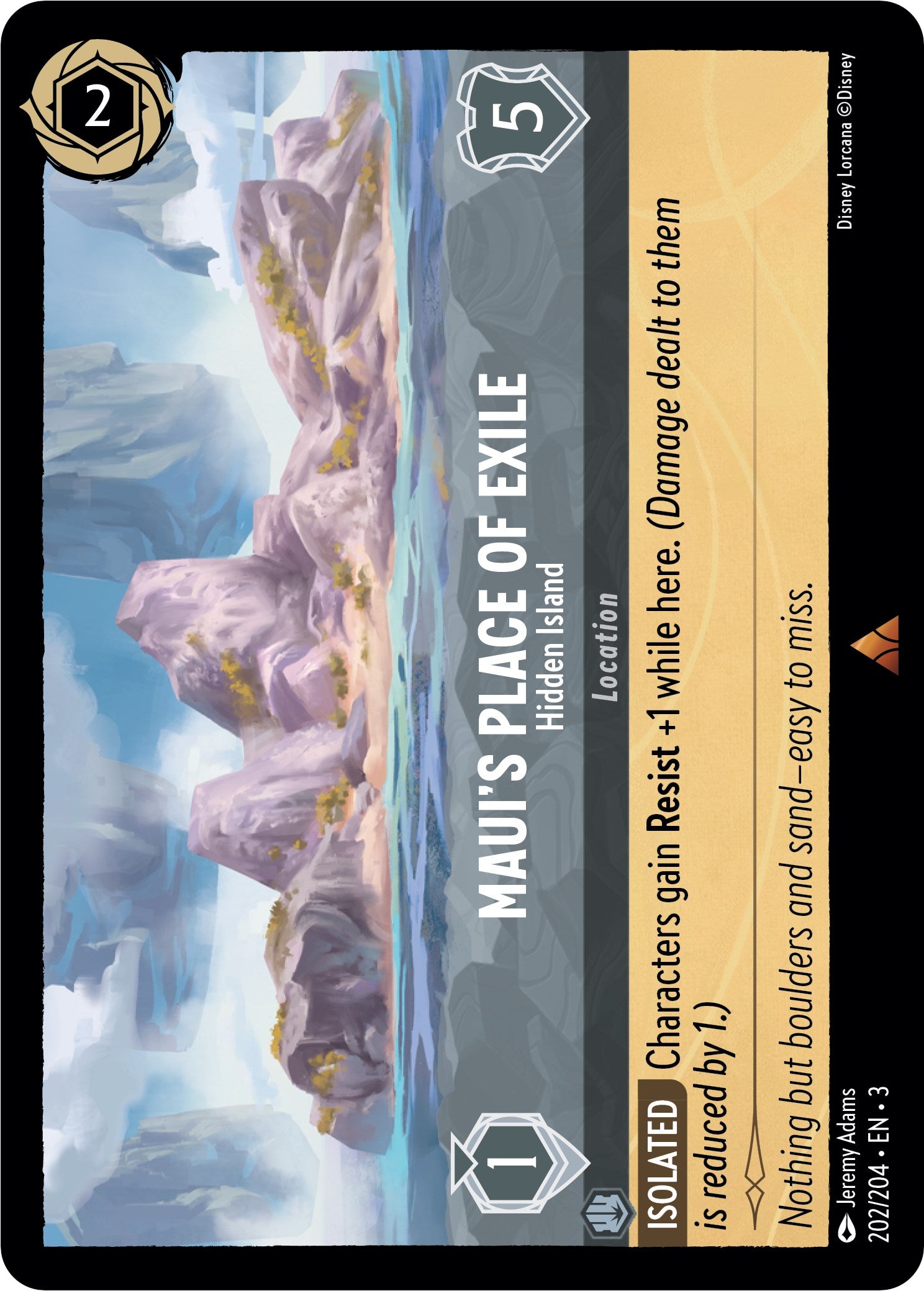 Maui's Place of Exile - Hidden Island (202/204) [Into the Inklands] - Trinity Hobby
