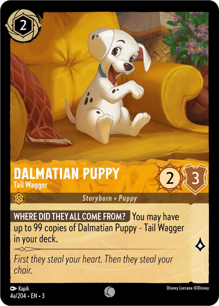 Dalmatian Puppy - Tail Wagger (4a) (4a/204) [Into the Inklands] - Trinity Hobby