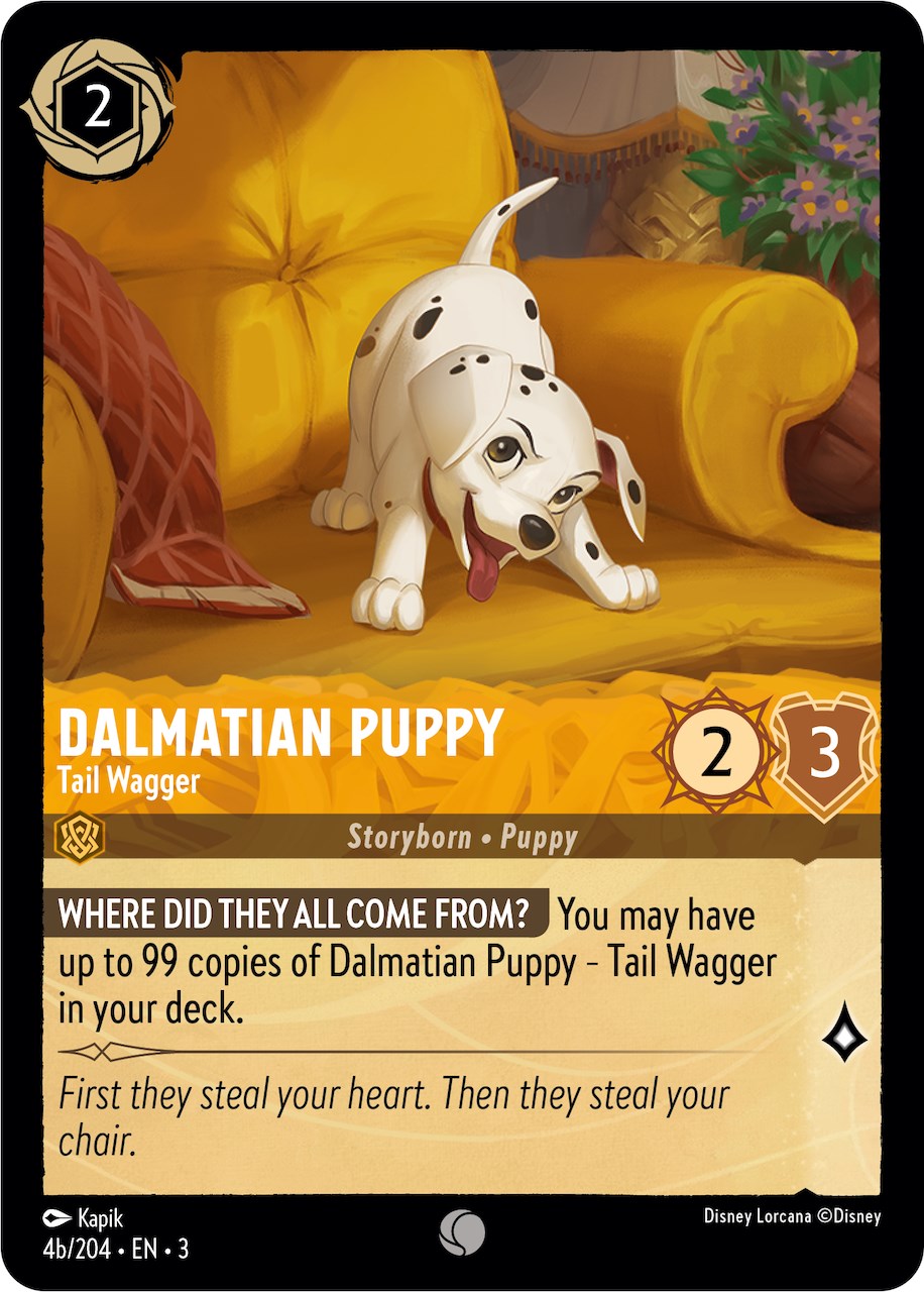 Dalmatian Puppy - Tail Wagger (4b) (4b/204) [Into the Inklands] - Trinity Hobby