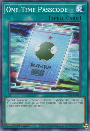 One-Time Passcode [STAS-EN016] Common - Trinity Hobby