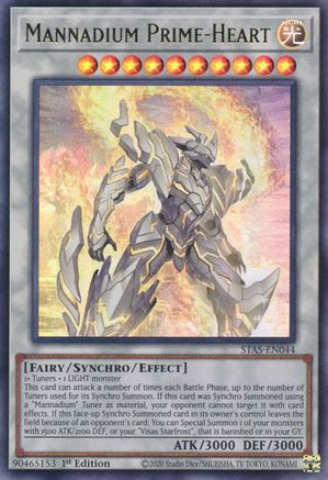 Mannadium Prime-Heart [STAS-EN044] Ultra Rare - Trinity Hobby