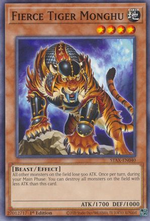 Fierce Tiger Monghu [STAX-EN040] Common - Trinity Hobby