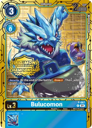 Bulucomon [P-067] (Championship 2023 Gold Card Set) [Promotional Cards] - Trinity Hobby