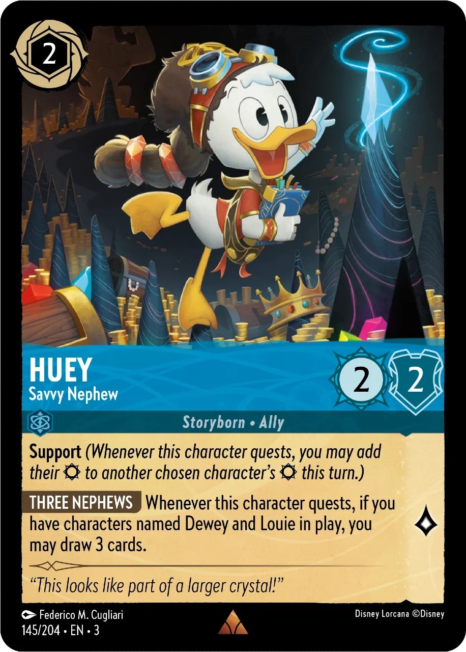 Huey - Savvy Nephew (145/204) [Into the Inklands] - Trinity Hobby
