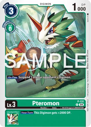 Pteromon [P-131] (Digimon Liberator Promotion Pack) [Promotional Cards] - Trinity Hobby