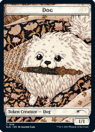 Dog // Cat Double-Sided Token (SLD-1516 // 1517) - [Secret Lair Drop Series] Foil - Trinity Hobby