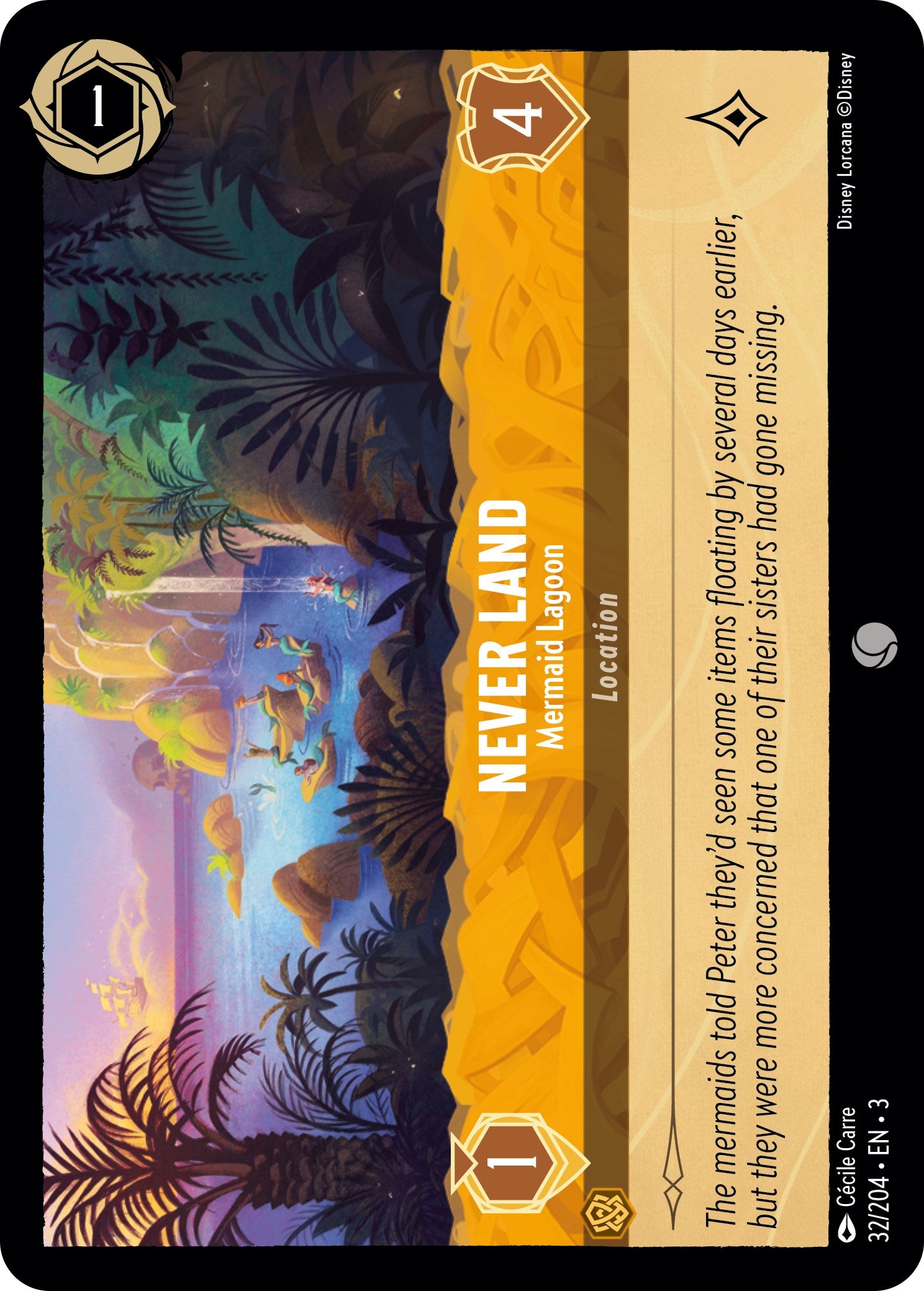 Never Land - Mermaid Lagoon (32/204) [Into the Inklands] - Trinity Hobby