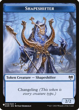 Shapeshifter // Rat Double-Sided Token  (LIST-8 // 3) - [The List Reprints] - Trinity Hobby