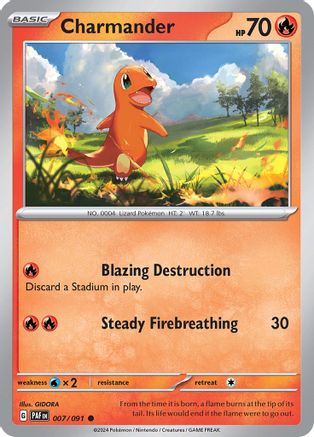 Charmander (007/091) [Scarlet & Violet: Paldean Fates] - Trinity Hobby