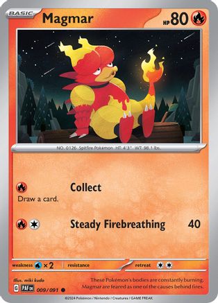 Magmar (009/091) [Scarlet & Violet: Paldean Fates] - Trinity Hobby