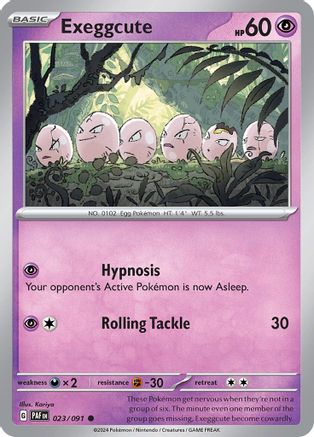 Exeggcute (023/091) [Scarlet & Violet: Paldean Fates] - Trinity Hobby
