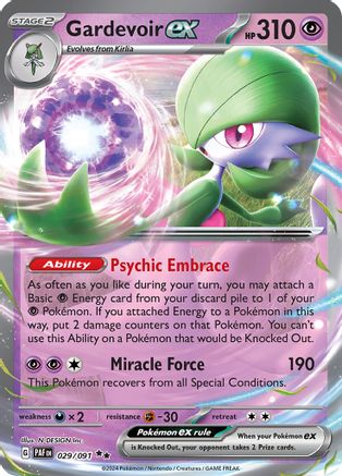 Gardevoir ex (029/091) [Scarlet & Violet: Paldean Fates] - Trinity Hobby