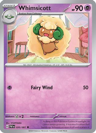 Whimsicott (035/091) [Scarlet & Violet: Paldean Fates] - Trinity Hobby