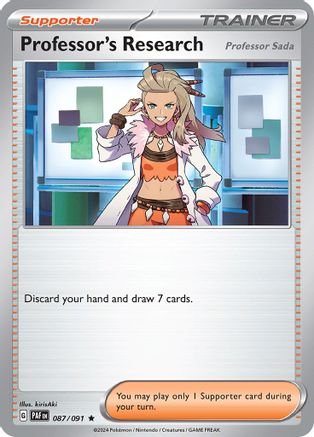 Professor's Research (087/091) [Scarlet & Violet: Paldean Fates] - Trinity Hobby
