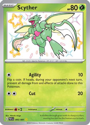 Scyther (095/091) [Scarlet & Violet: Paldean Fates] - Trinity Hobby