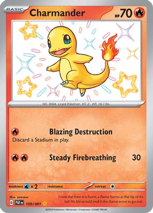 Charmander (109/091) [Scarlet & Violet: Paldean Fates] - Trinity Hobby