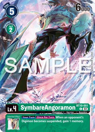 SymbareAngoramon [BT10-051] (Digimon Illustration Competition Pack 2023) [Xros Encounter Promos] - Trinity Hobby