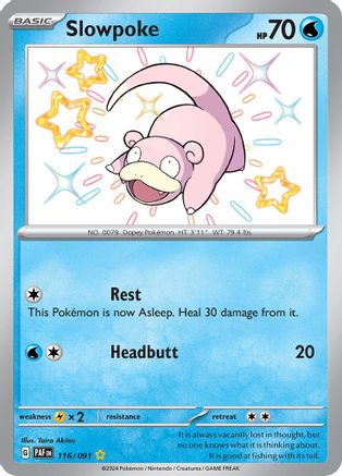 Slowpoke (116/091) [Scarlet & Violet: Paldean Fates] - Trinity Hobby