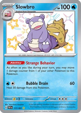 Slowbro (117/091) [Scarlet & Violet: Paldean Fates] - Trinity Hobby