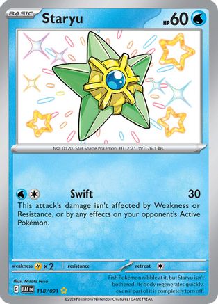 Staryu (118/091) [Scarlet & Violet: Paldean Fates] - Trinity Hobby