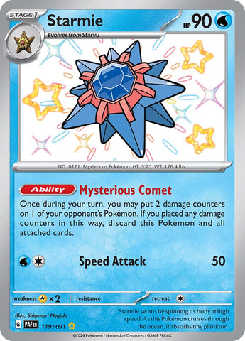 Starmie (119/091) [Écarlate et Violet : Destins Paldéens] 