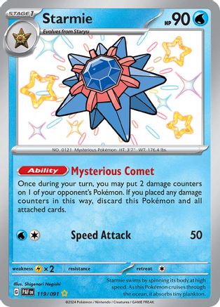 Starmie (119/091) [Scarlet & Violet: Paldean Fates] - Trinity Hobby