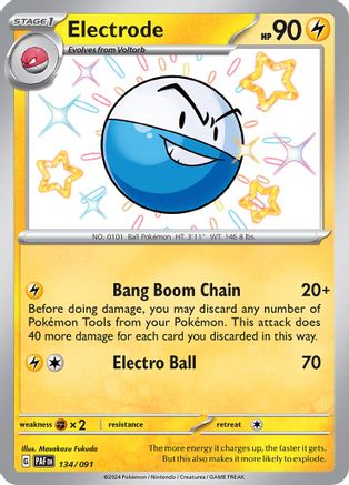 Electrode (134/091) [Scarlet & Violet: Paldean Fates] - Trinity Hobby