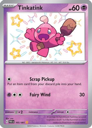 Tinkatink (165/091) [Scarlet & Violet: Paldean Fates] - Trinity Hobby