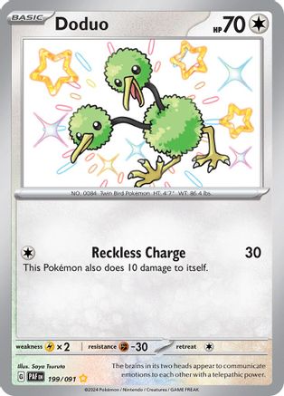 Doduo (199/091) [Scarlet & Violet: Paldean Fates] - Trinity Hobby