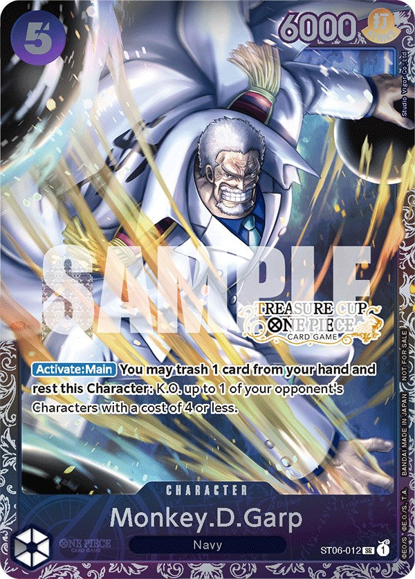Monkey.D.Garp (Treasure Cup) (ST06-012) - [One Piece Promotion Cards] Foil - Trinity Hobby
